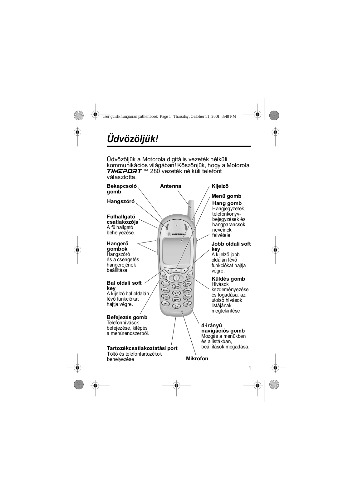 Motorola T280 User Manual