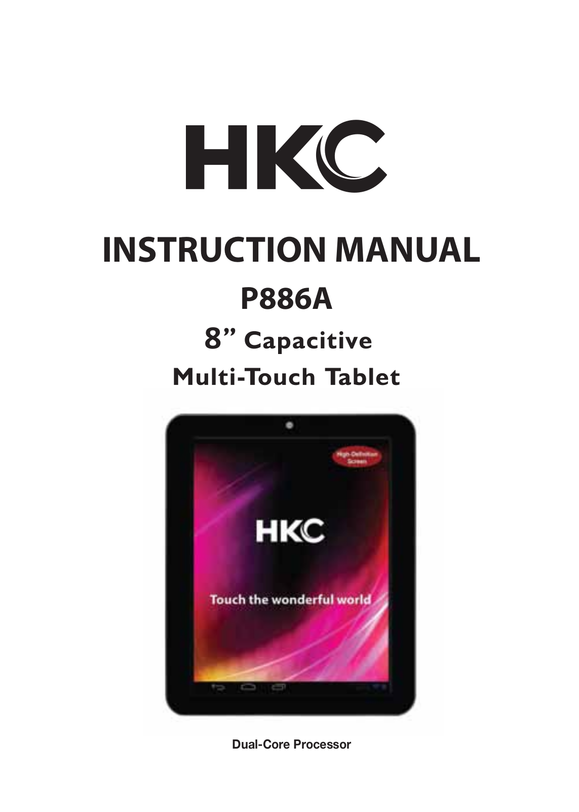 HKC P886A User Manual