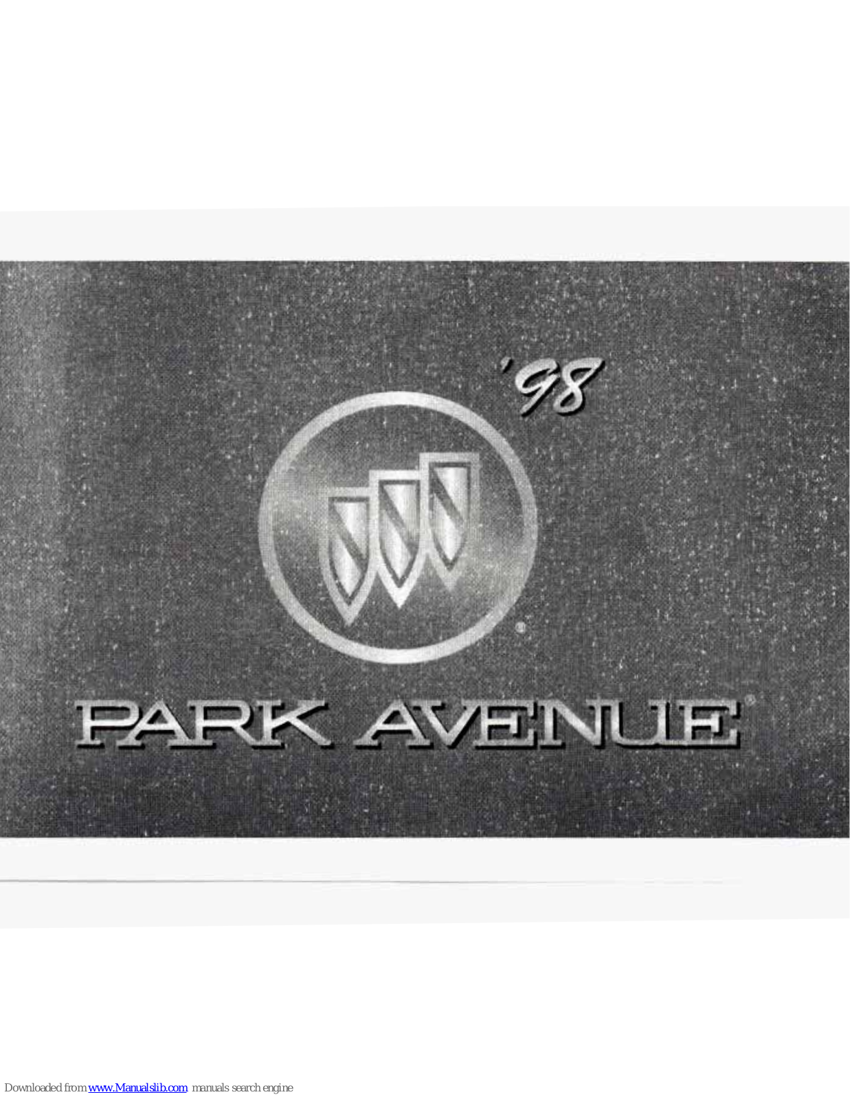 Buick 1998 Park Avenue, PARKAVENUE 1998 Owner's Manual