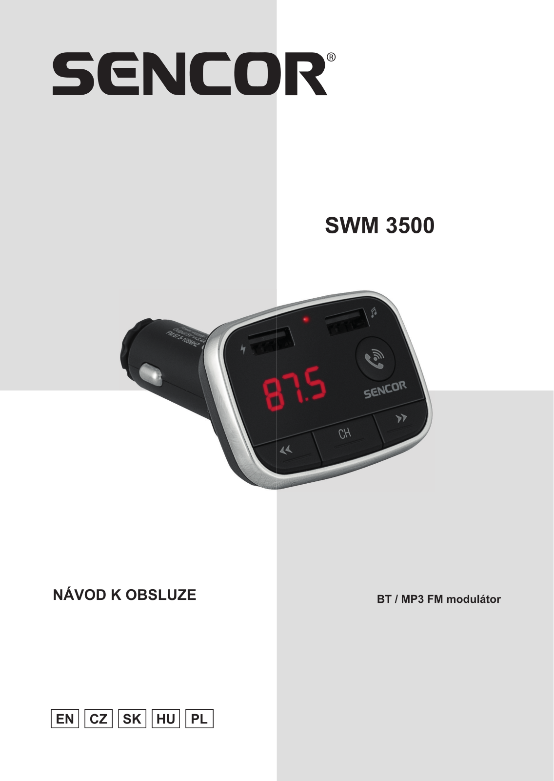 Sencor SWM 3500 BT User Manual