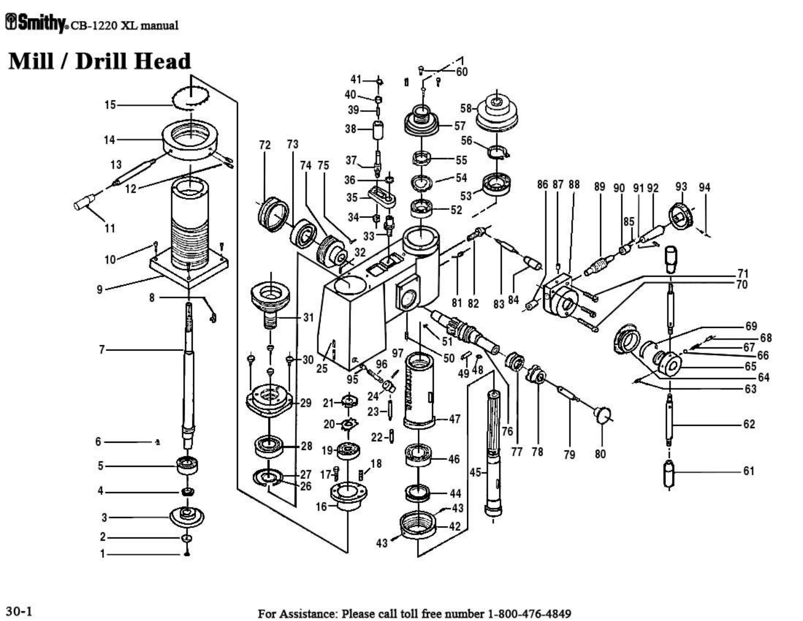 smithy MI1220 XL Diagram