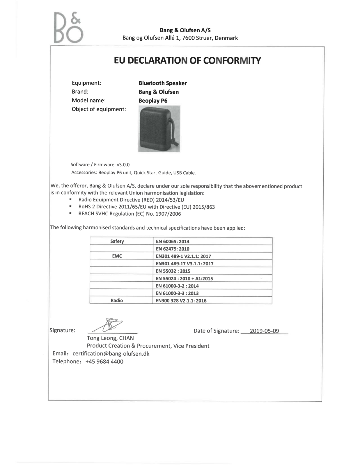 Bang & Olufsen Beoplay P6 User Manual