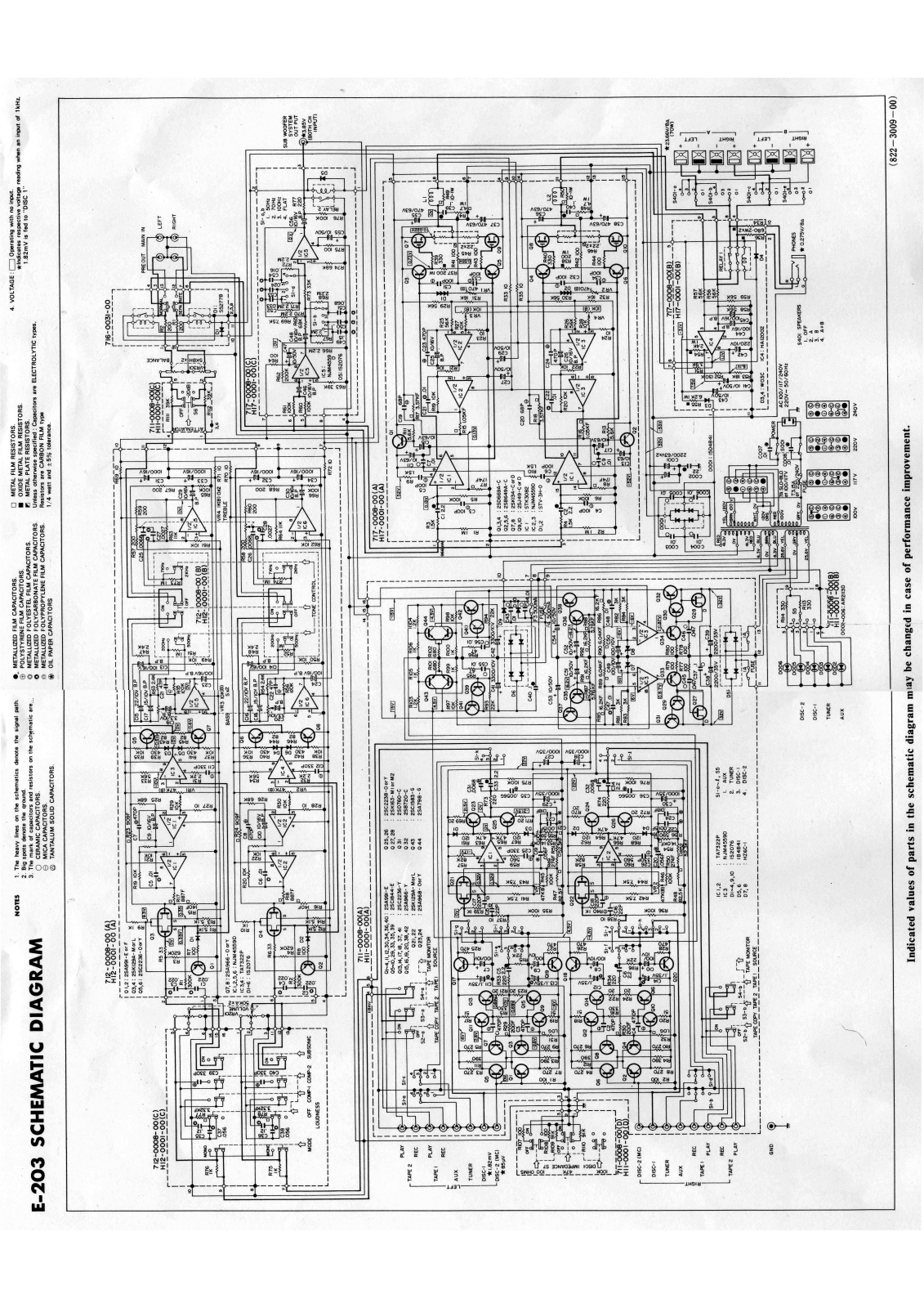 Accuphase e203 schematic