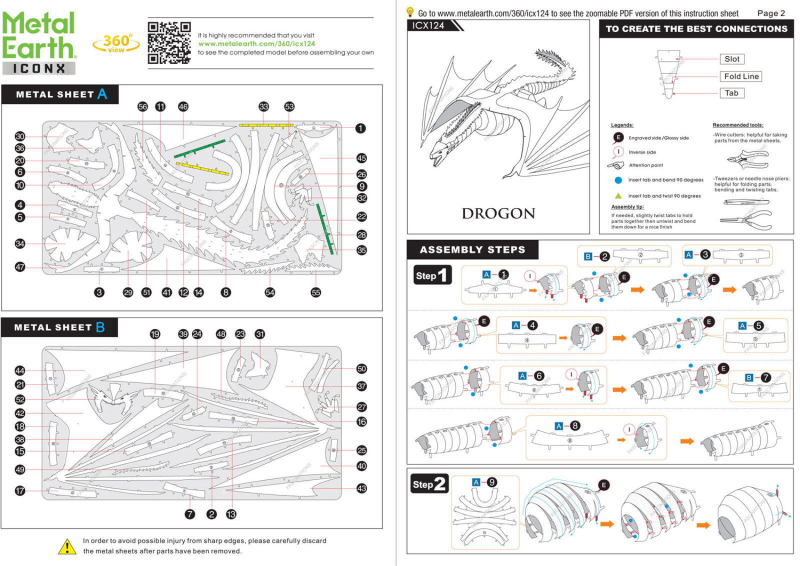 Fascinations ICX124 operation manual