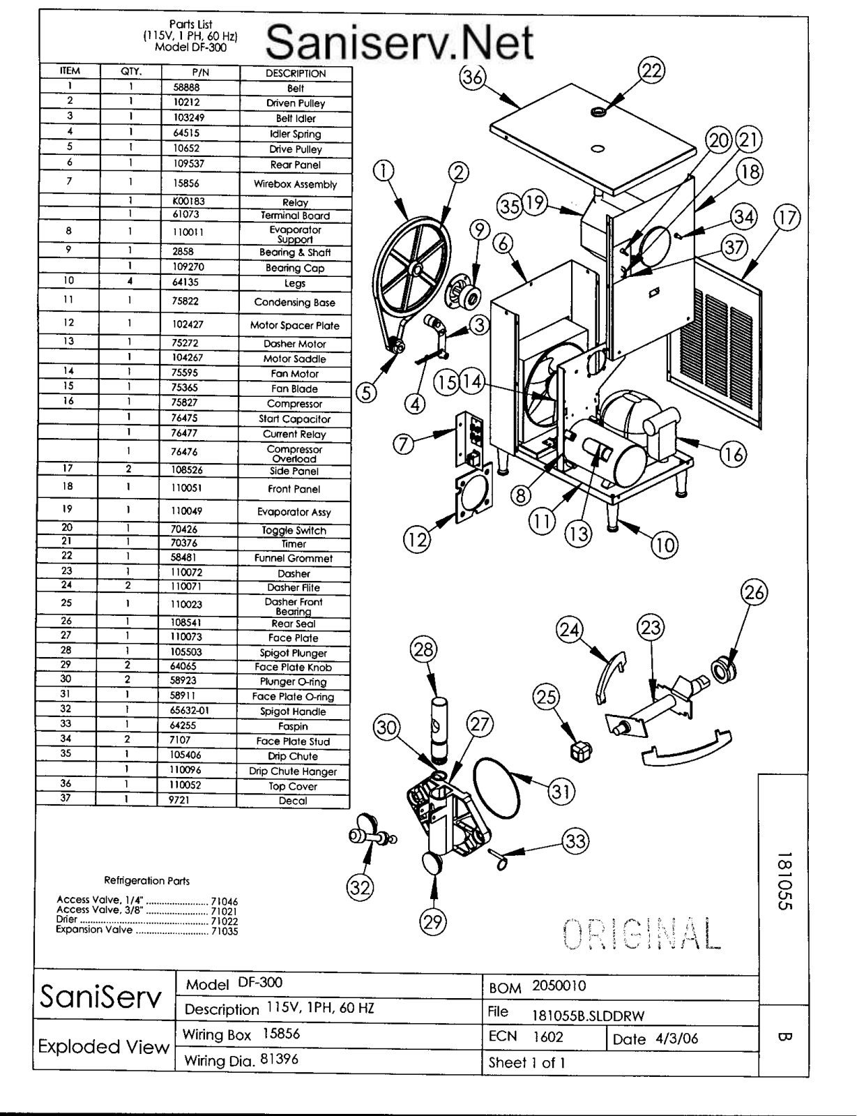 SaniServ DF 300 User Manual