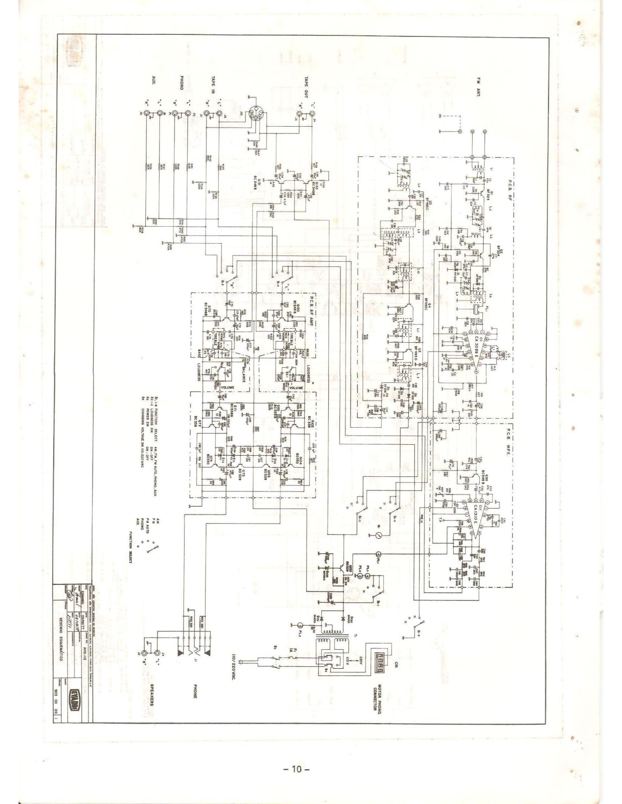 Aiko AHS-112 Schematic