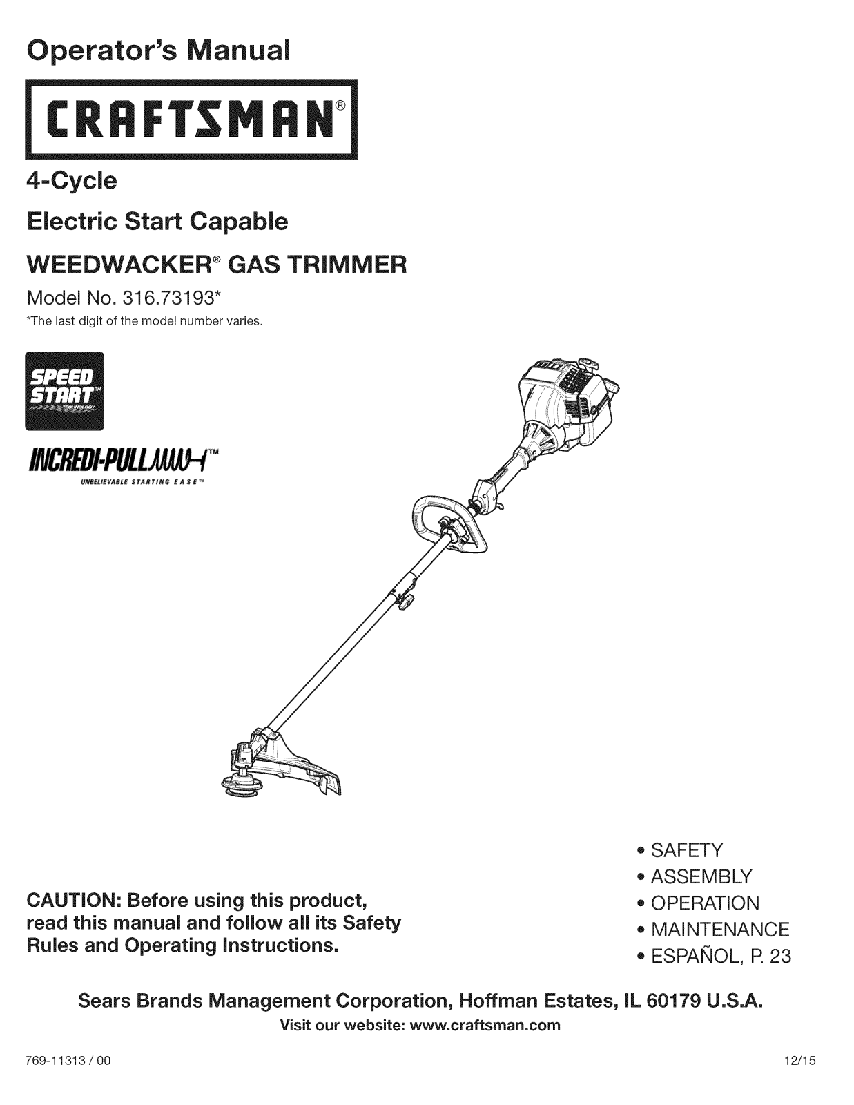 MTD 41DDZ47C799 Owner’s Manual