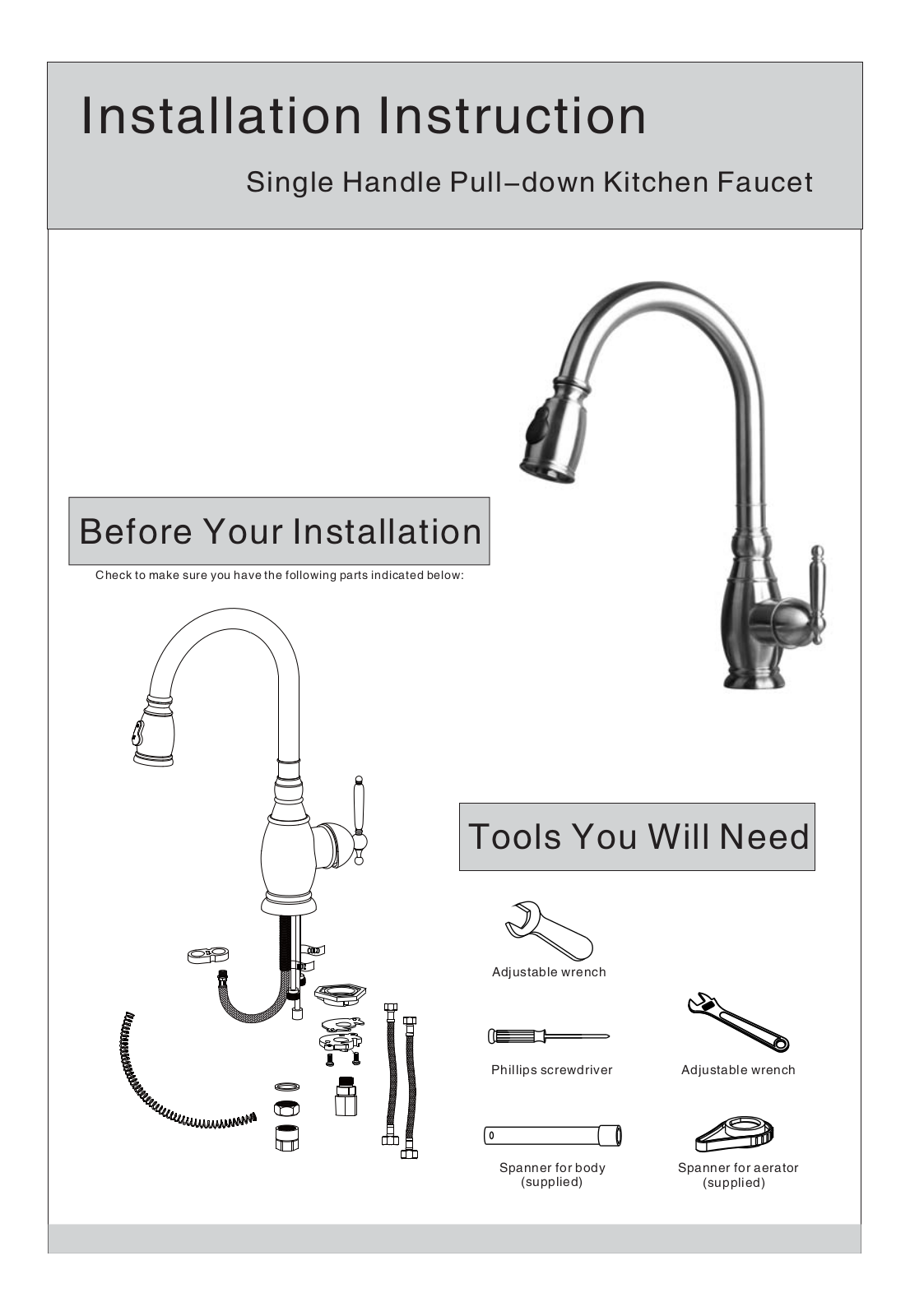 Kraus KHU123-32, KPF2150, SD20 User Manual