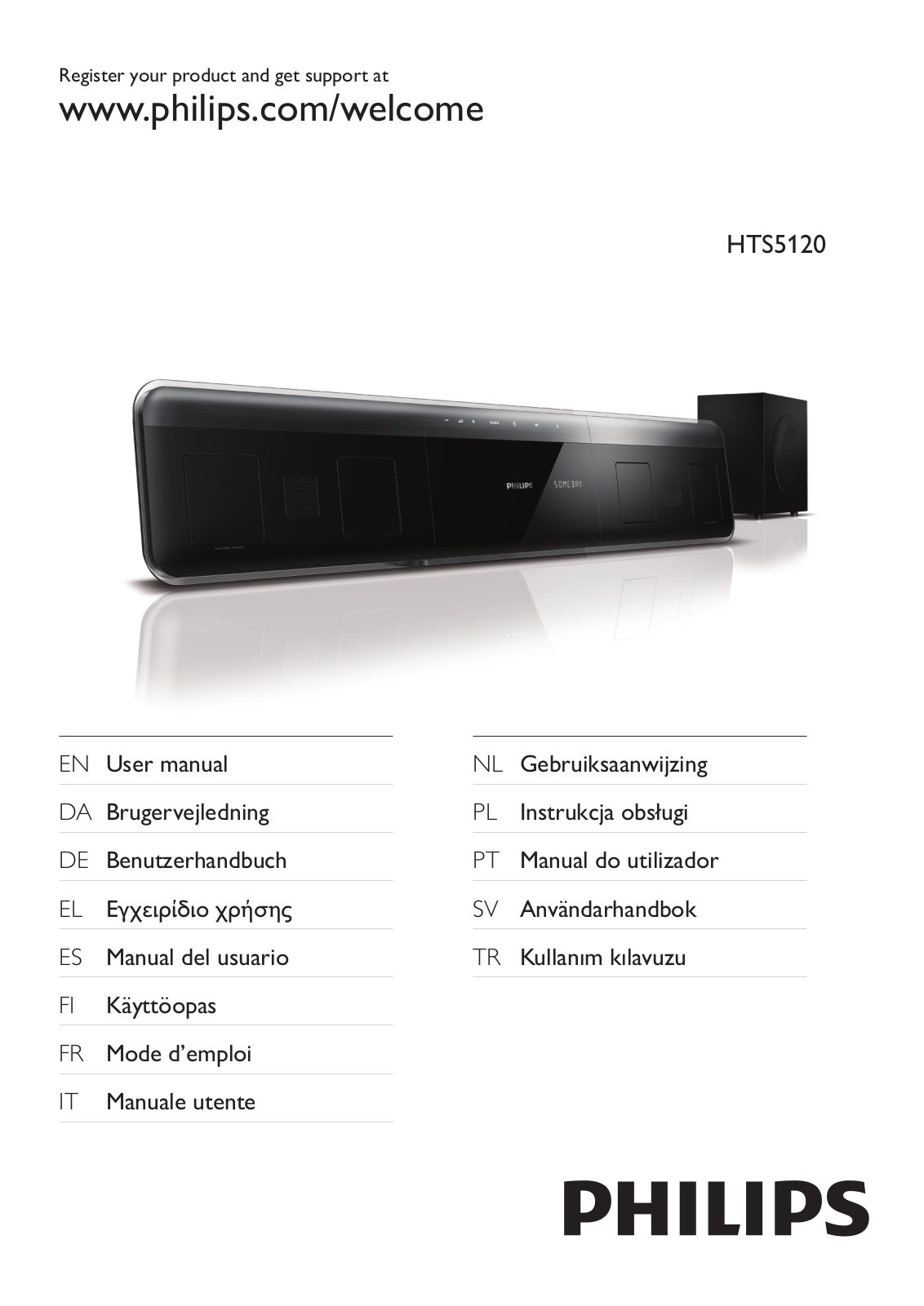 PHILIPS HTS5120 User Manual