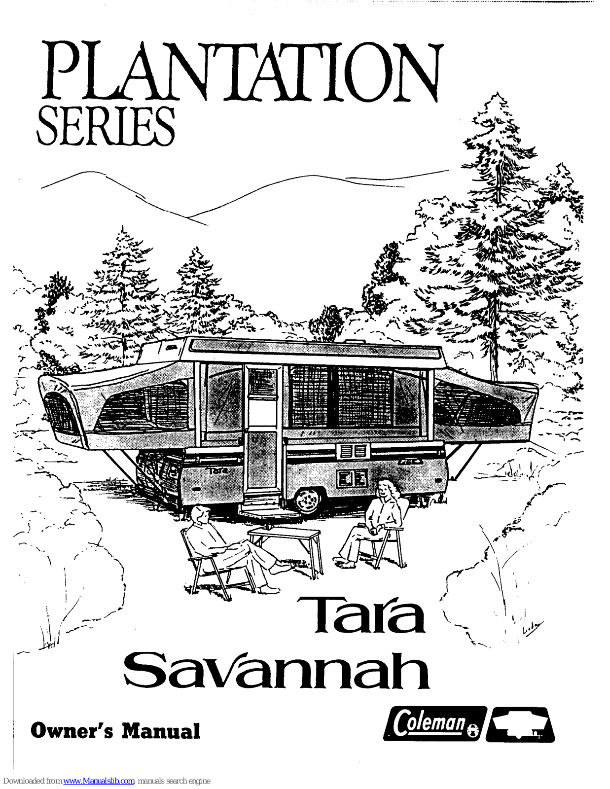 Coleman Tara, Savannah Owner's Manual