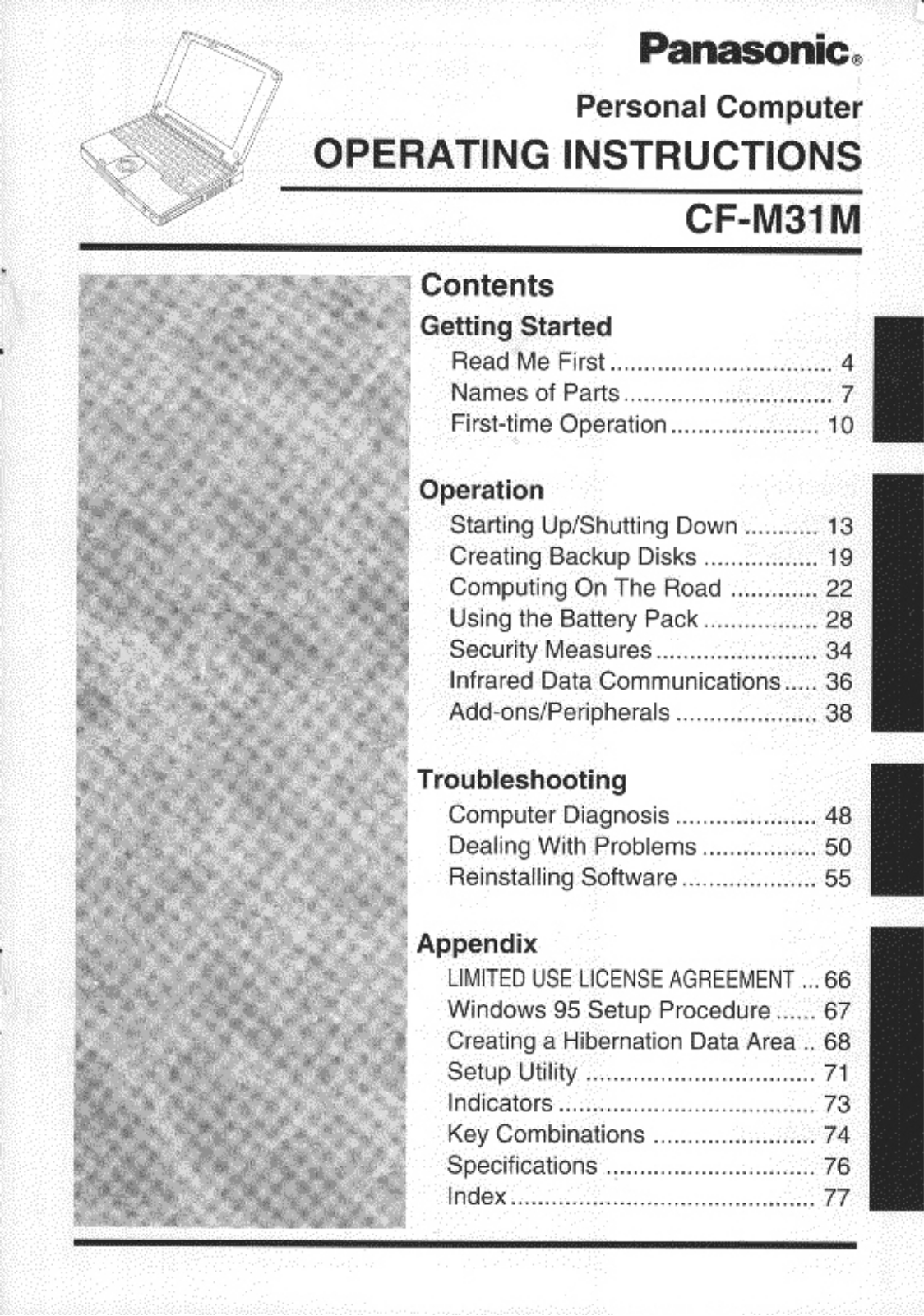 Panasonic CF-M31M User Manual