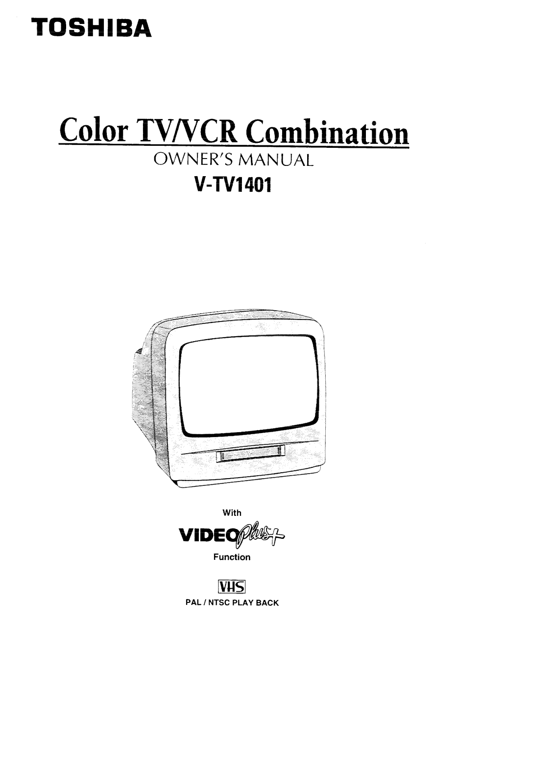 Toshiba V-TV1401 User Guide