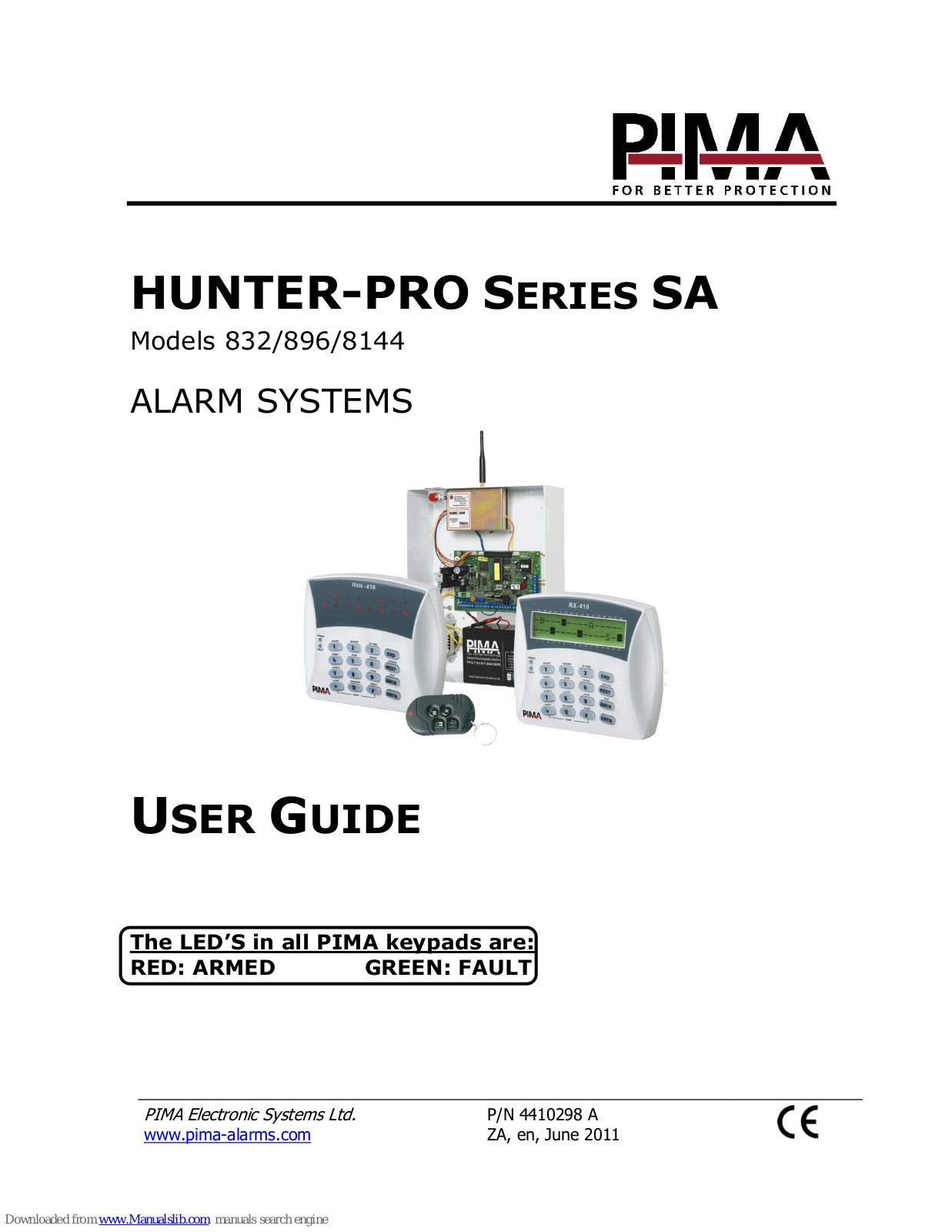 Pima 896, 8144, 832 User Manual - ManualMachine.com