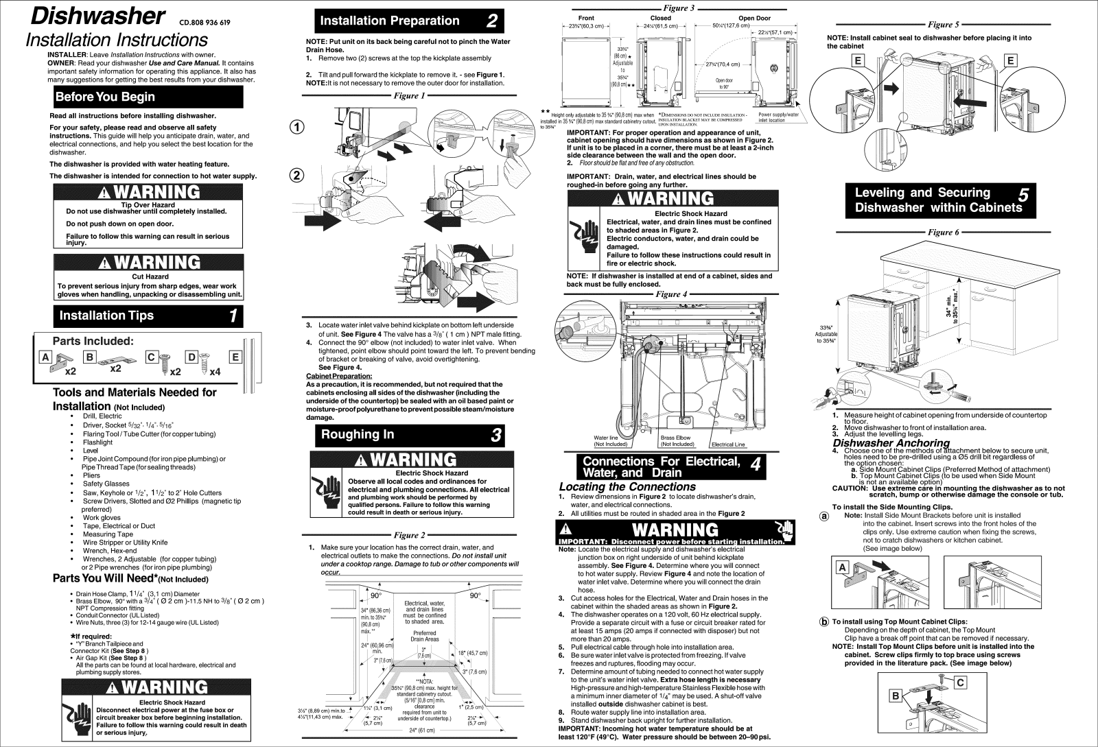 Frigidaire EI24ID30QB0A, EI24ID30QS0A, EI24ID30QW0A, EI24ID50QS0A, FGCD2456QB0A Installation Guide - ManualMachine.com