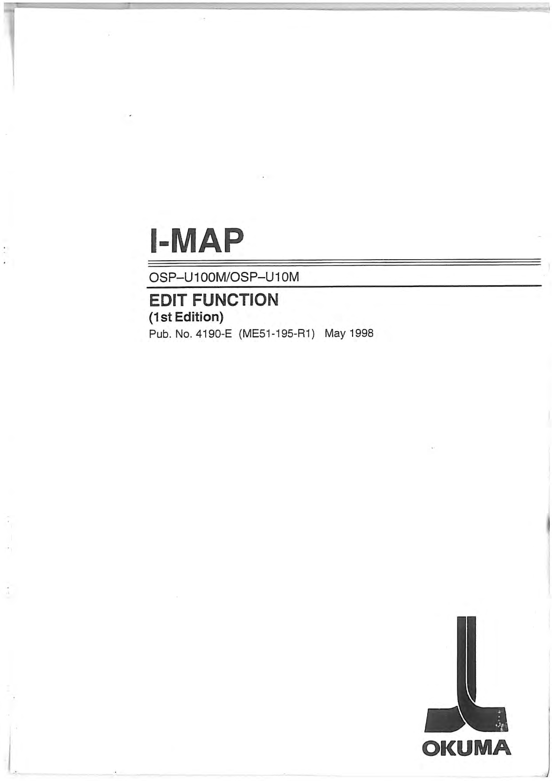 okuma OSP-U100M User Manual