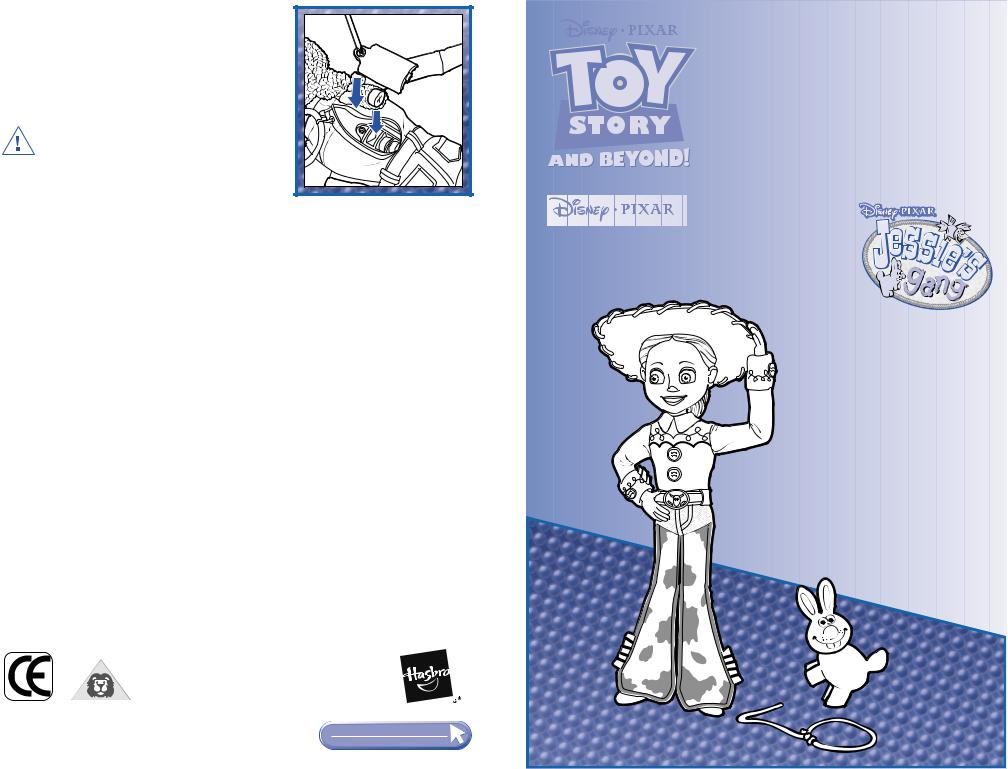 HASBRO TOY STORY PULL STRING JESSIE User Manual
