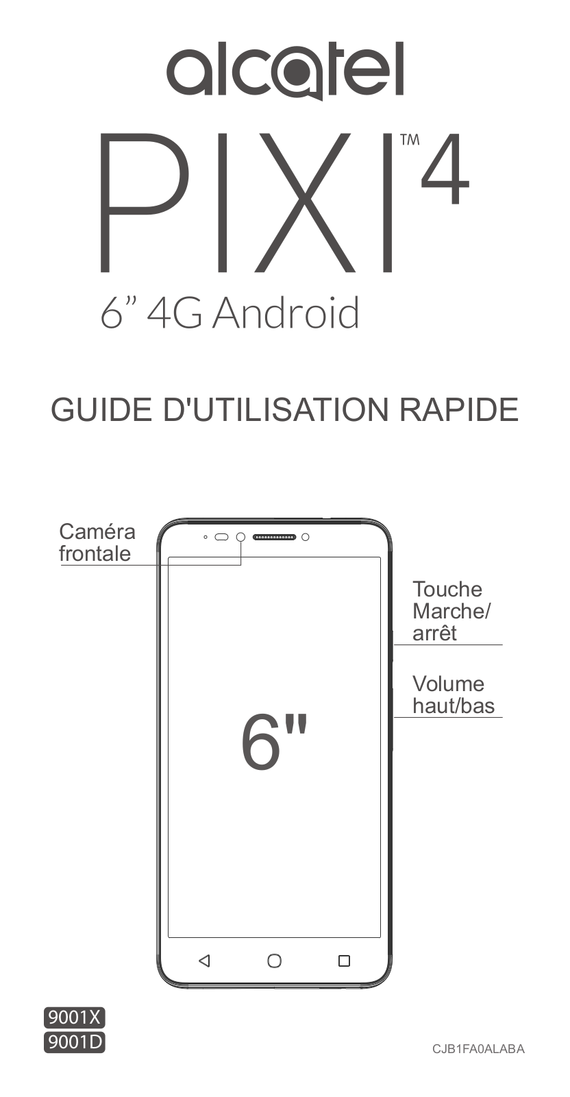 ALCATEL 9001XD Guide rapide