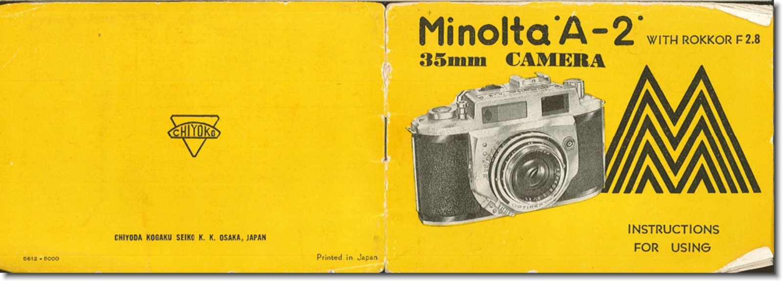 Minolta A-2 Instruction Manual