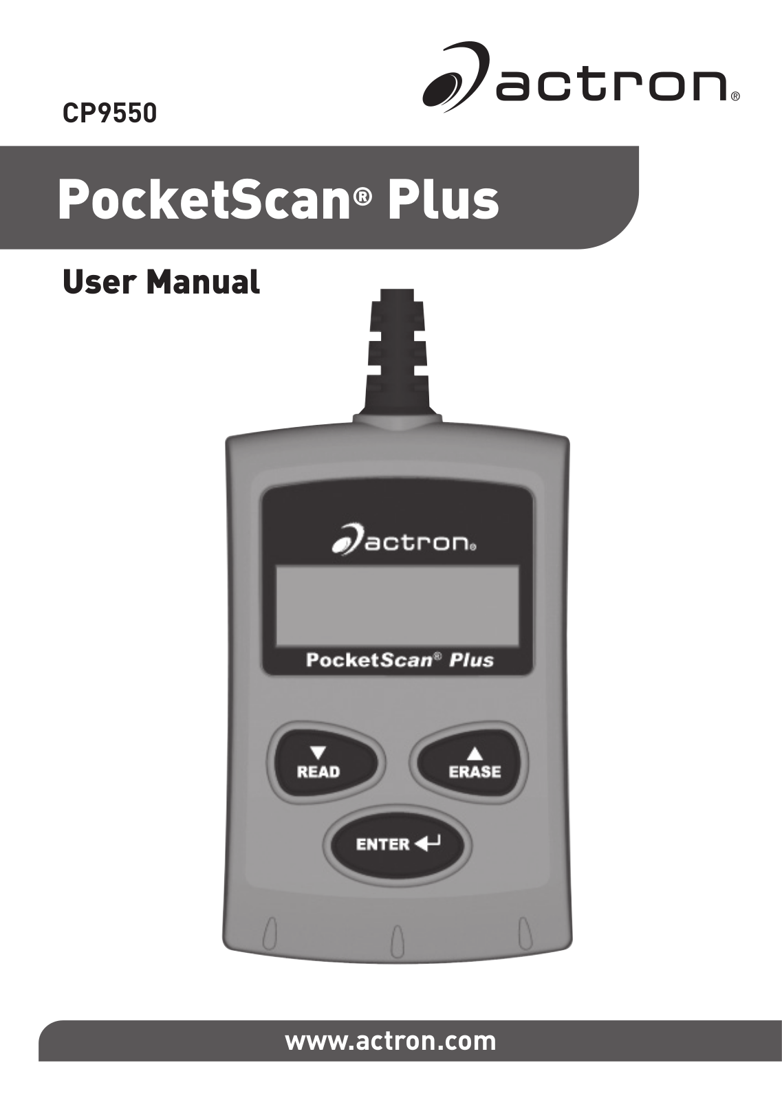 Actron CP9550 User Manual