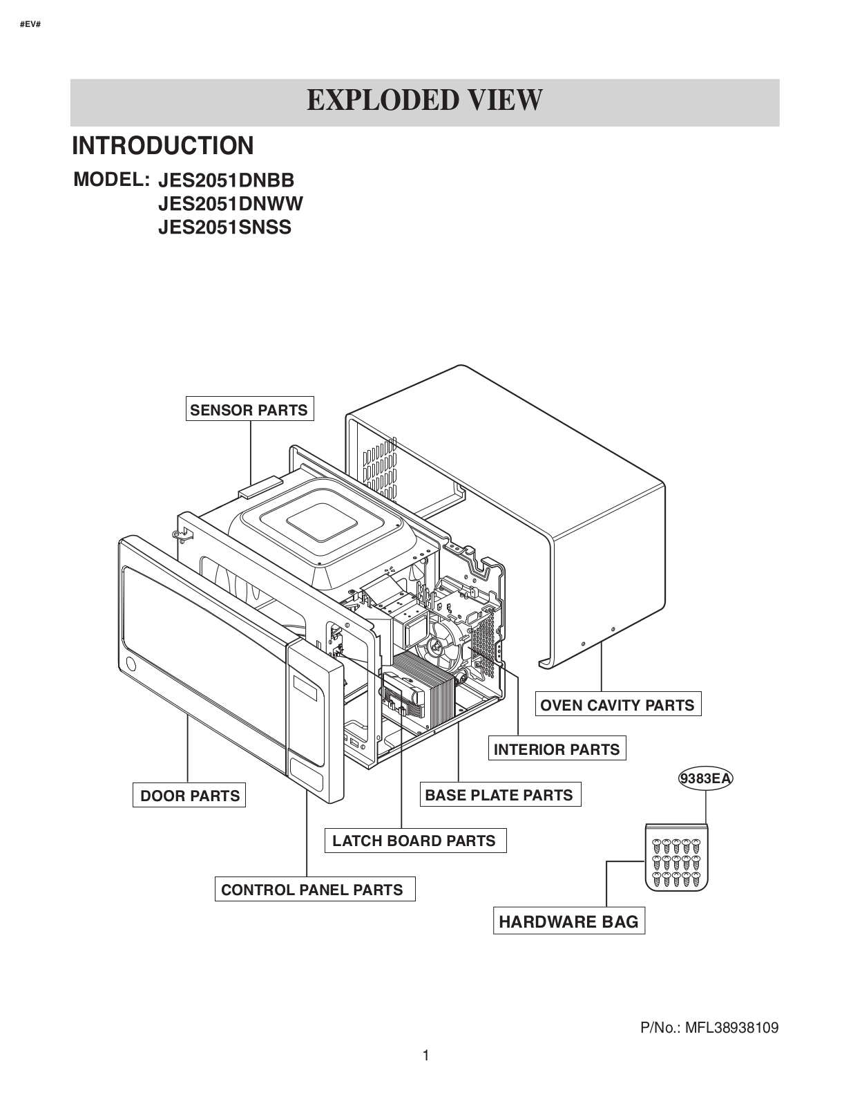 Ge Jes2051dn1ww, Jes2051sn1ss, Jes2051dnww, Jes2051snss, Jes2051dnbb Service Manual