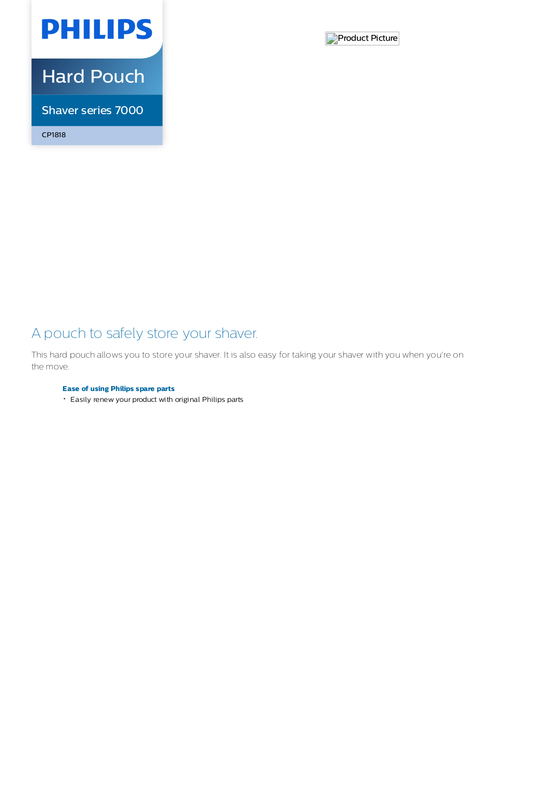 Philips CP1818/01 leaflet - ManualMachine.com