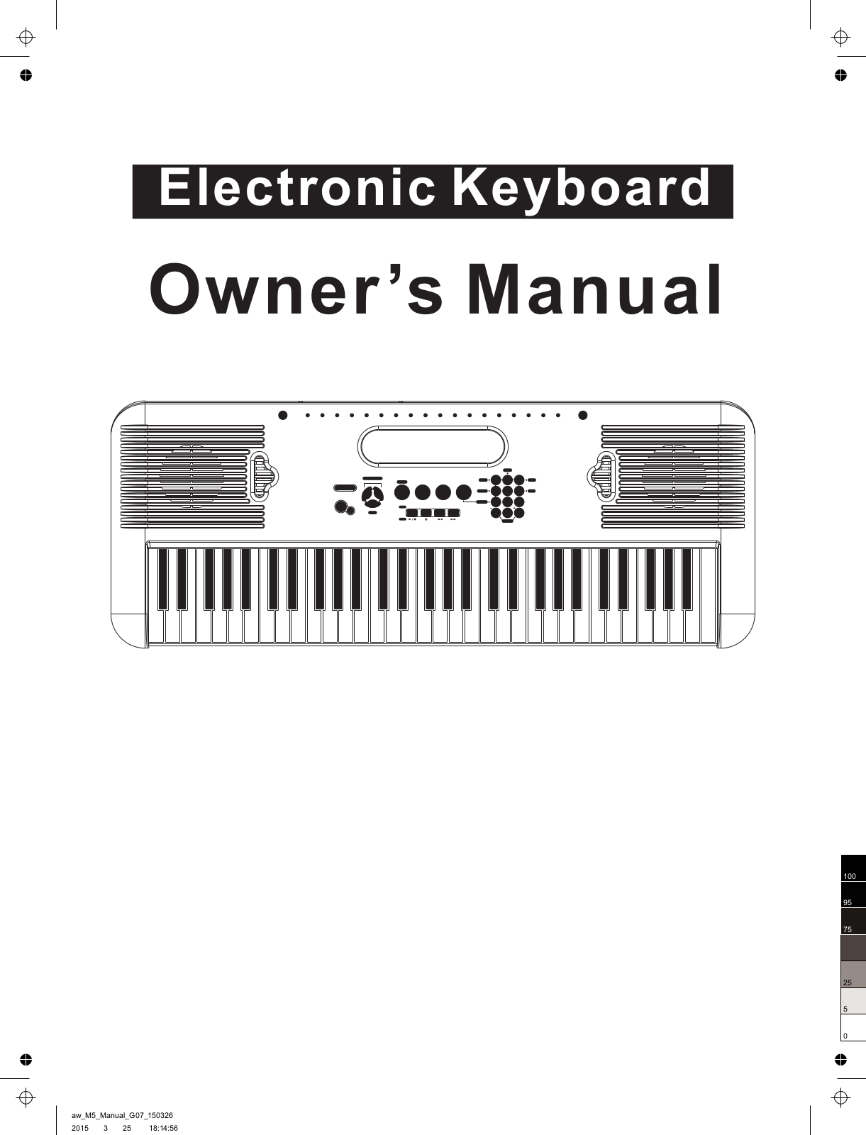 Medeli M5 Owner’s Manual