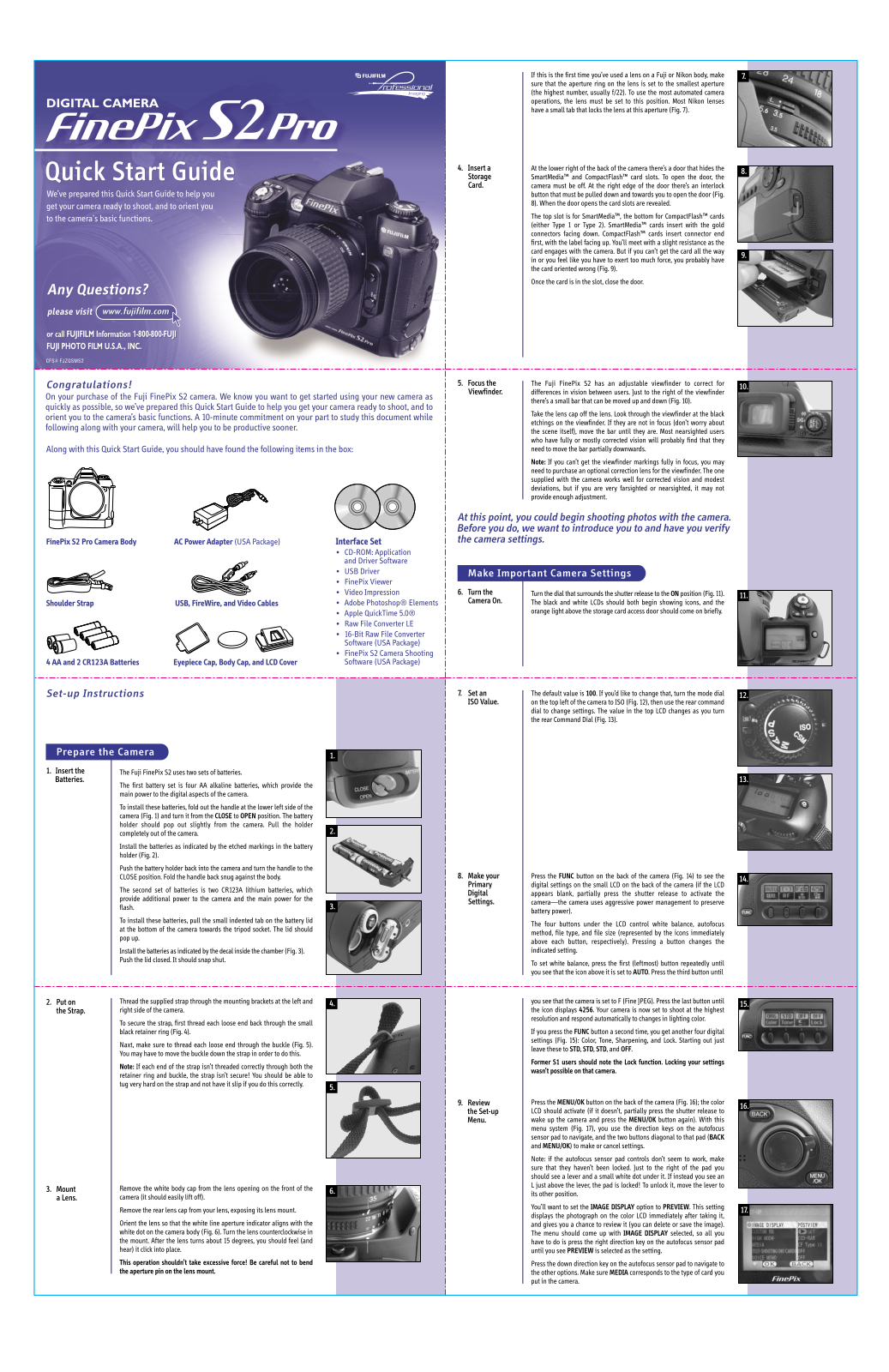 Fujifilm FINEPIX S2 PRO User Manual