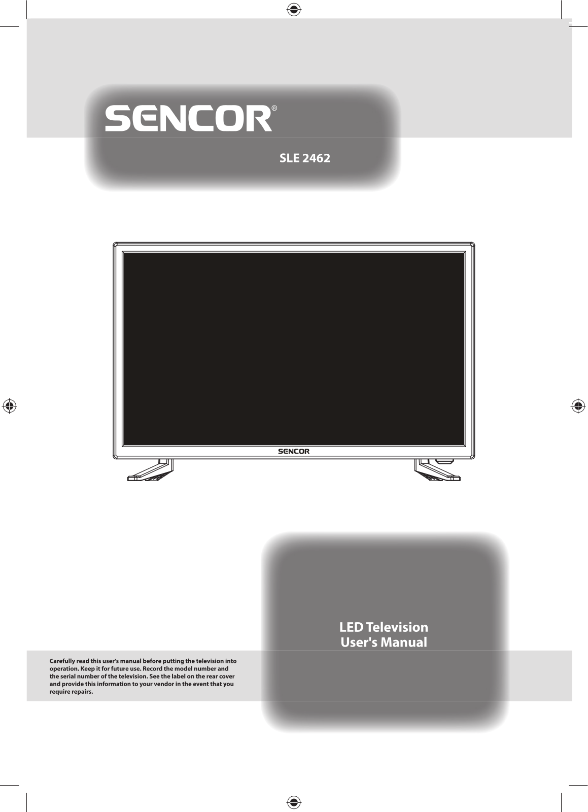 Sencor SLE 2462 User Manual