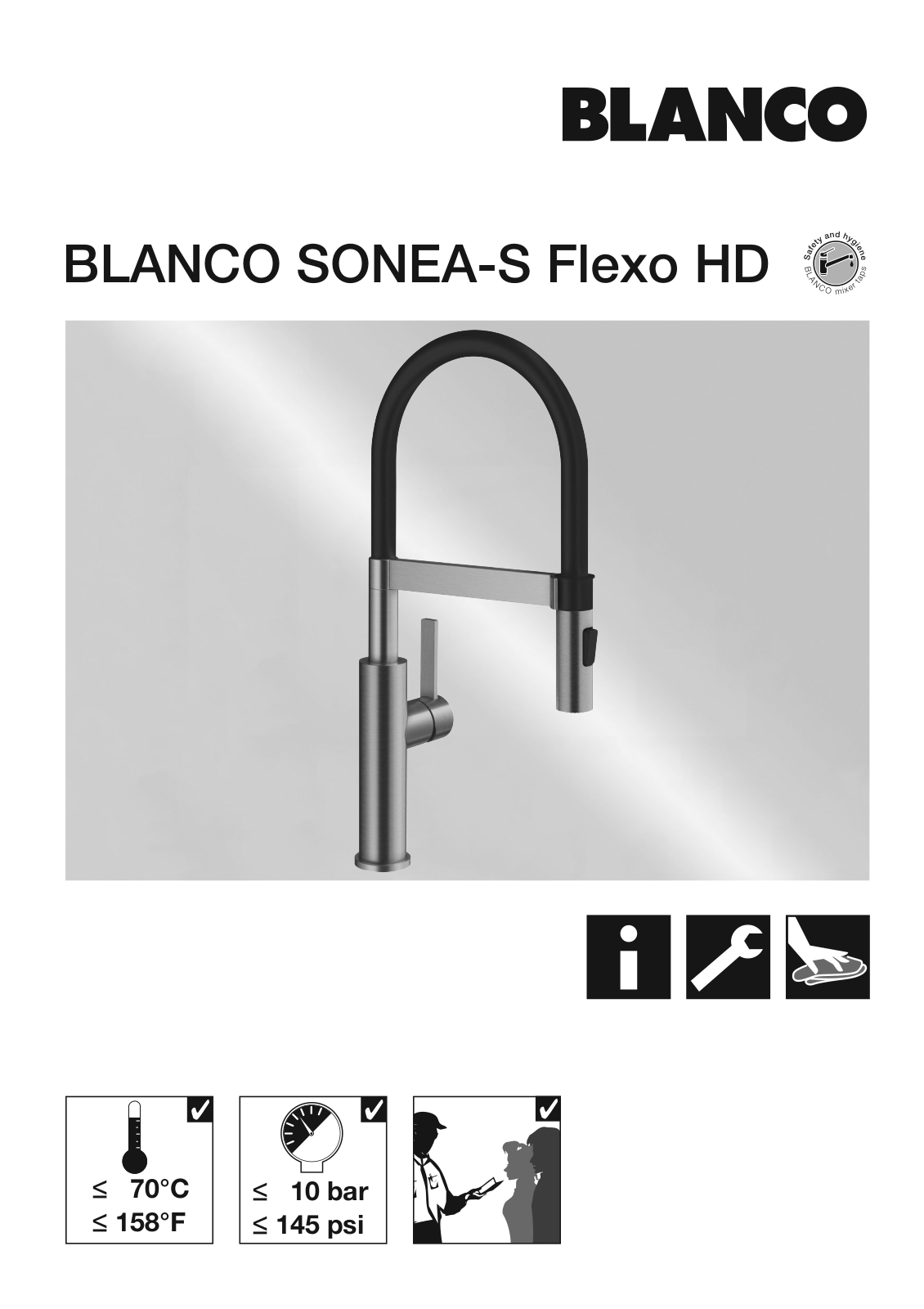 BLANCO SONEA-S Flexo HD User guide - ManualMachine.com