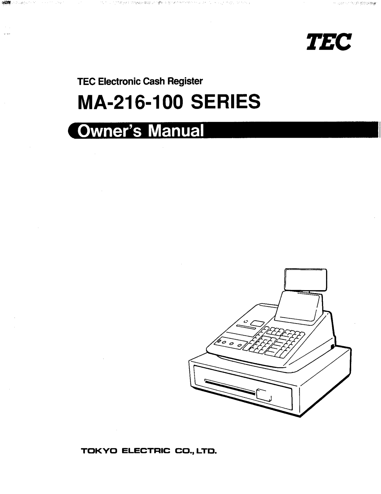 Toshiba MA-216, MA-216-100 User Manual