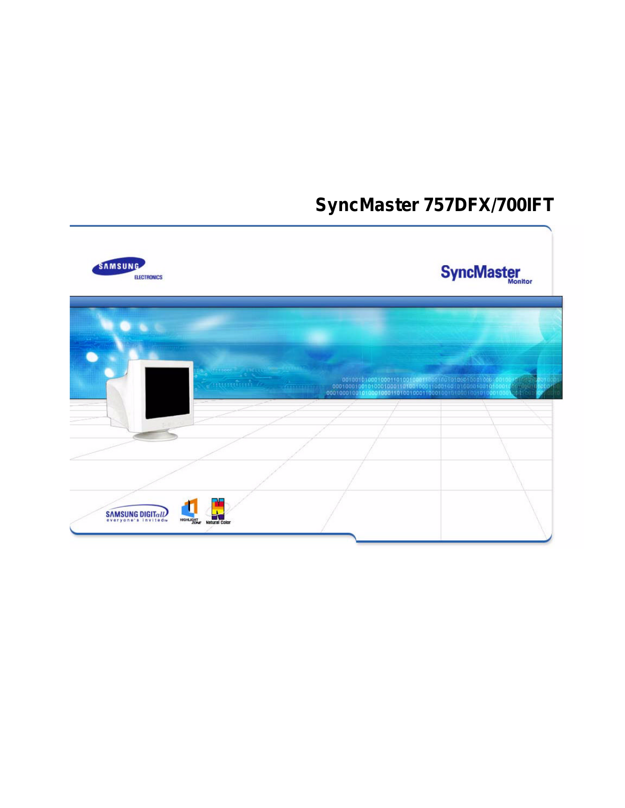 Samsung 757DFX User Manual