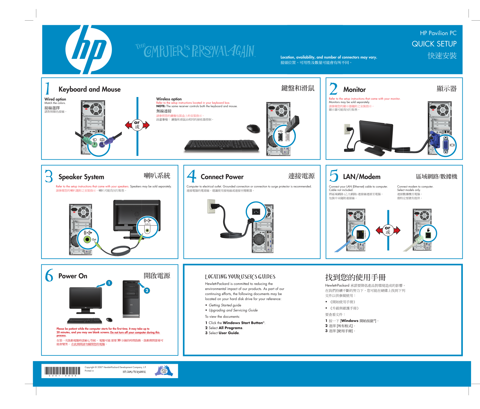 HP PAVILION A6000 User Manual