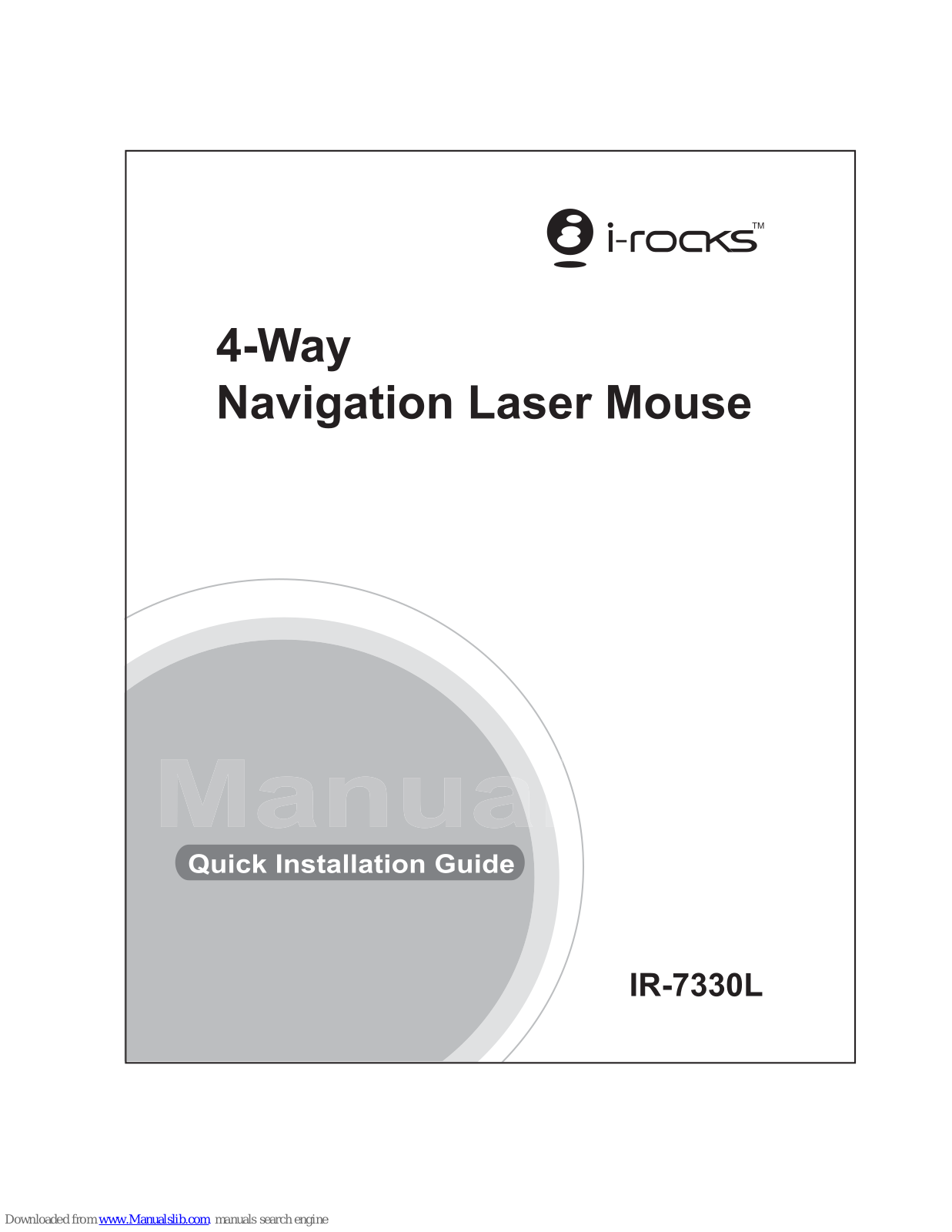 I-Rocks IR-7330L Quick Installation Manual