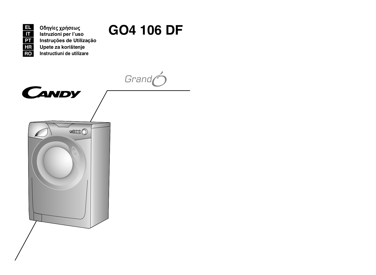 Candy GO4 106DF User Manual