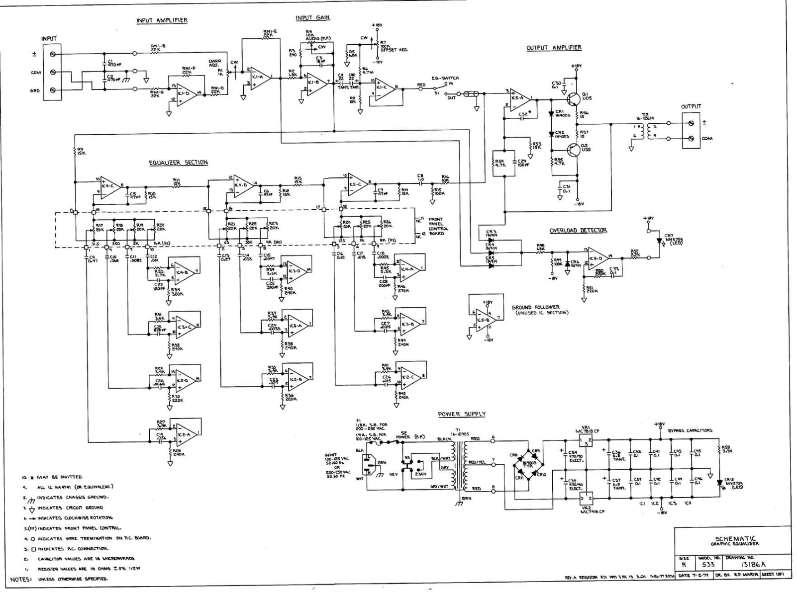 Urei 533 schematic - ManualMachine.com