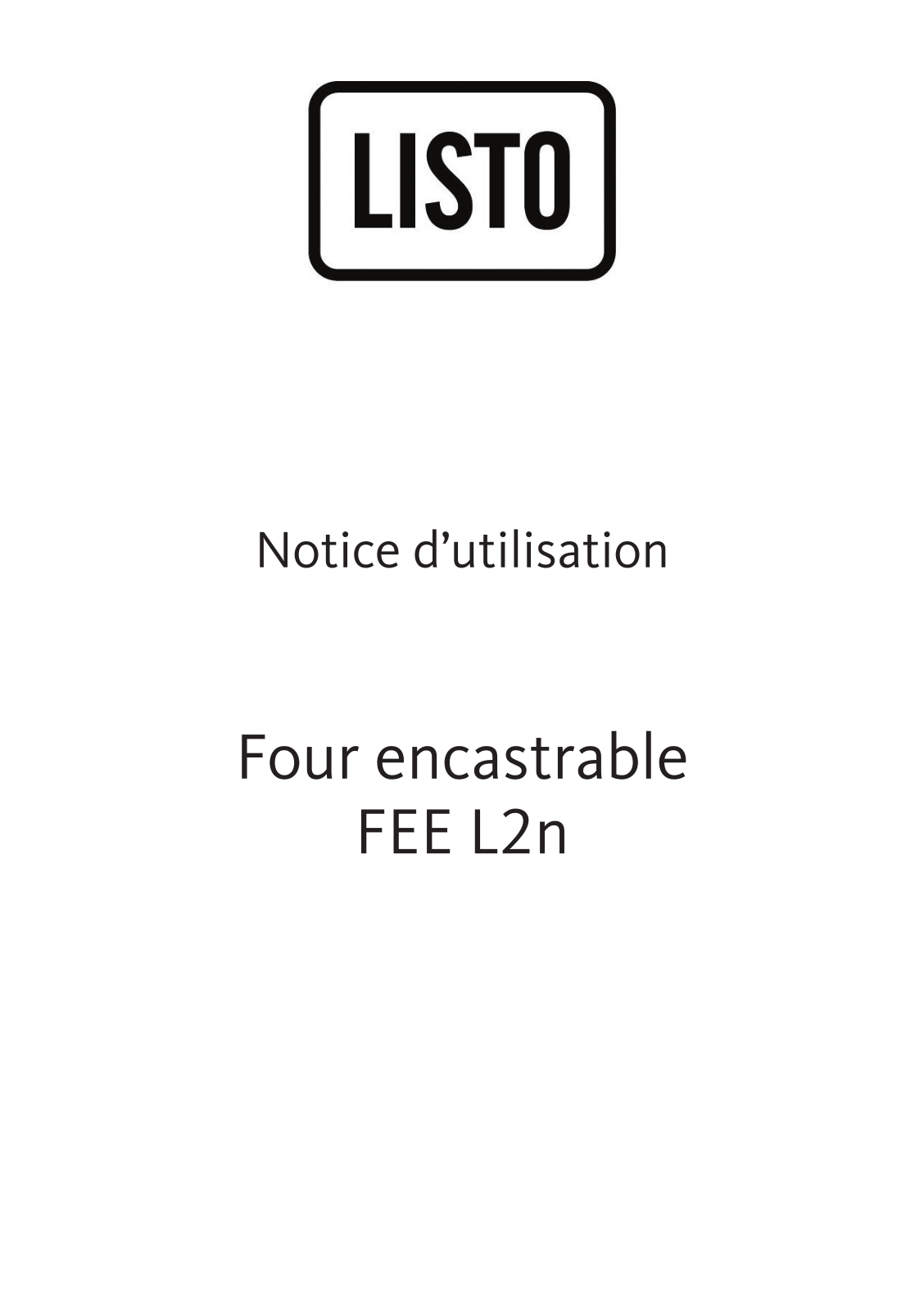 Listo FEE L2N User Manual