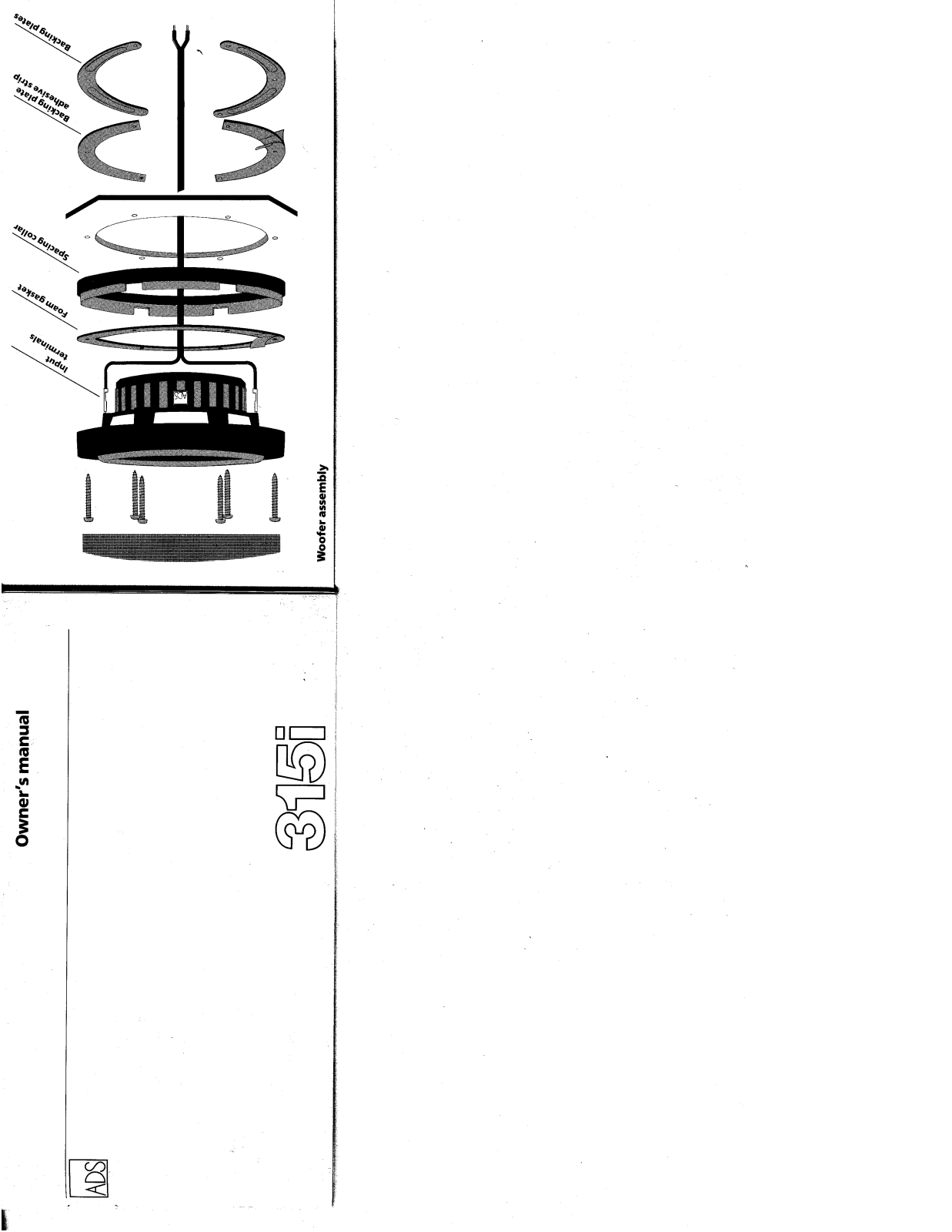 ADS 315i Owner's Manual