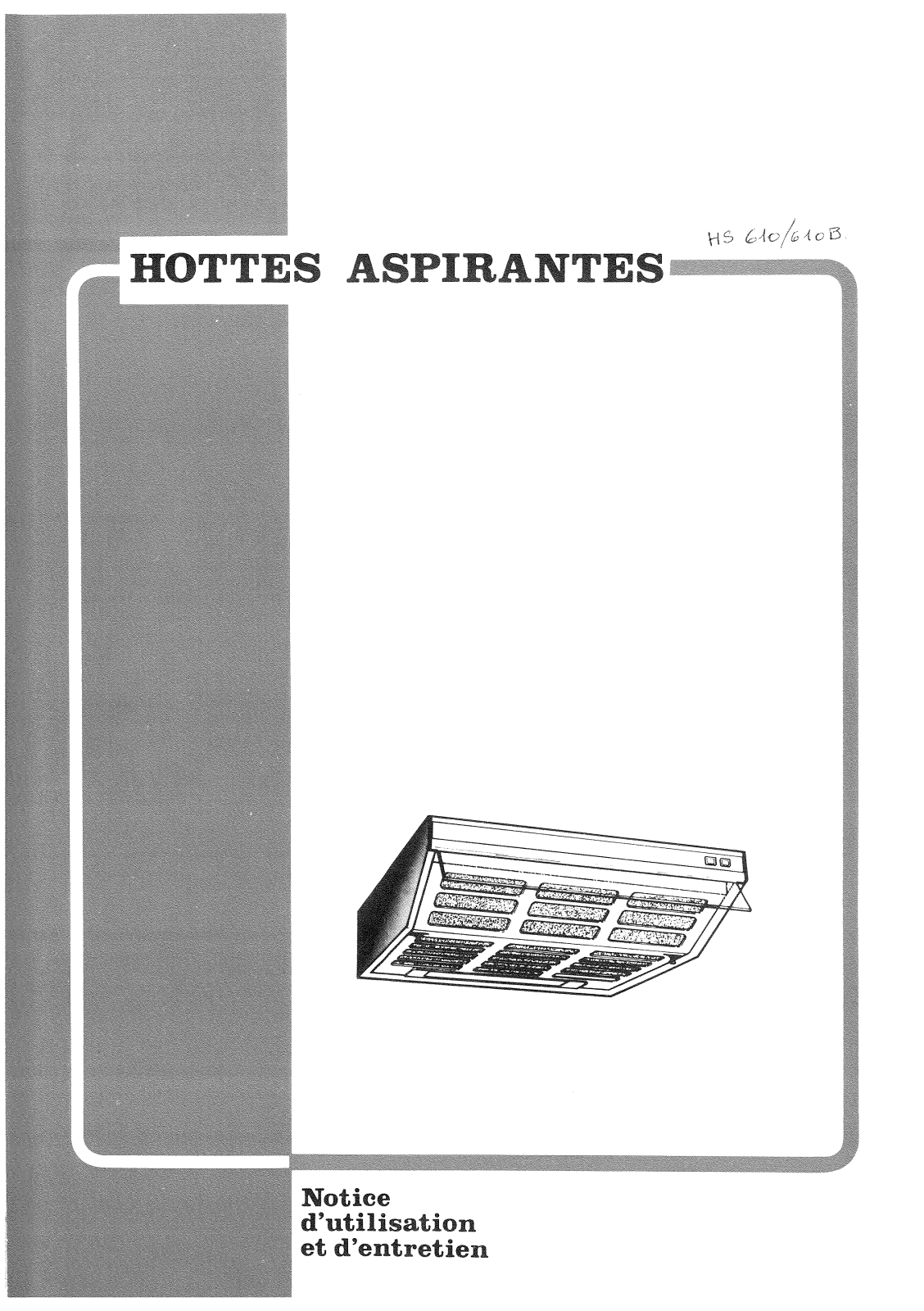 VEDETTE HS610, HS610B User Manual