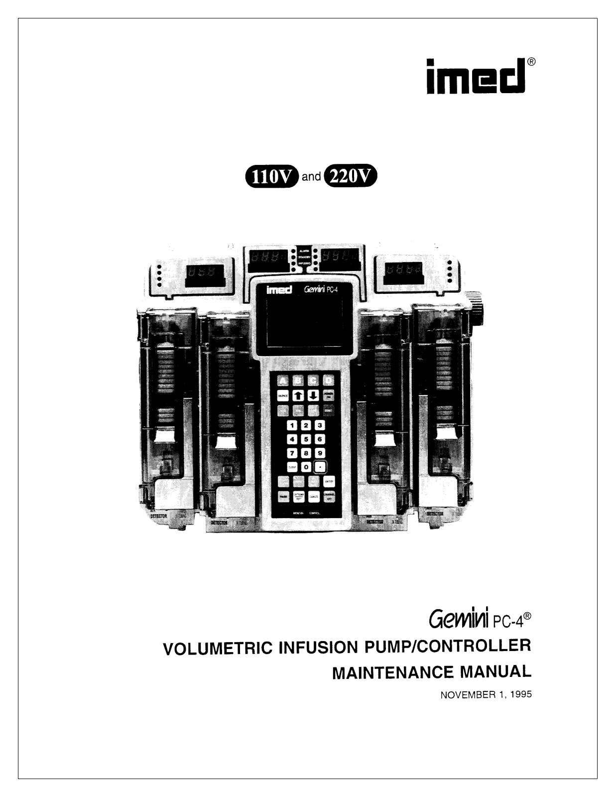 Imed Gemini PC-4 Service manual