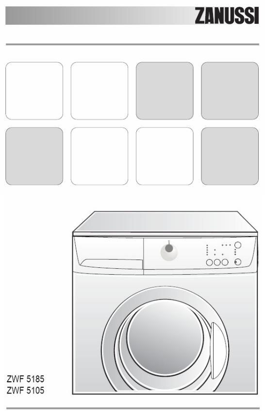 Zanussi ZWF5105, ZWF5185 User Manual