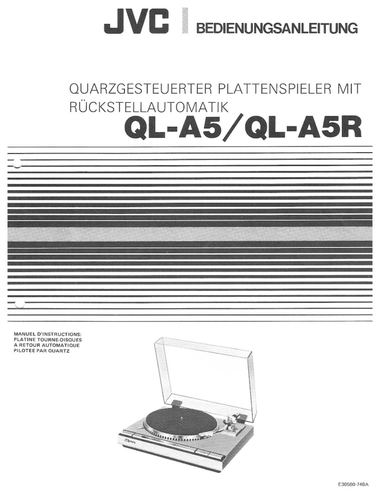 JVC QLA-5-R Owners manual