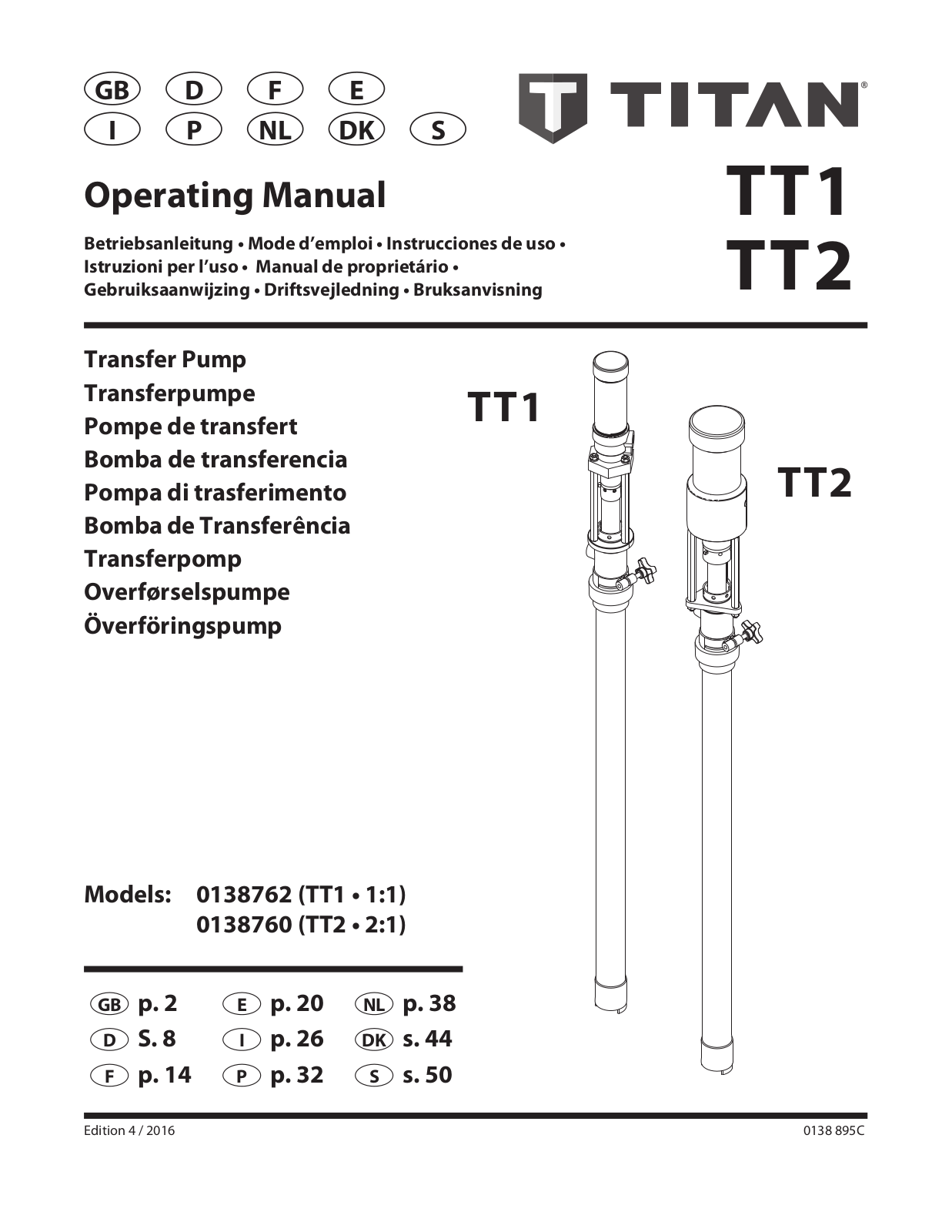 Titan TT1, TT2 User Manual