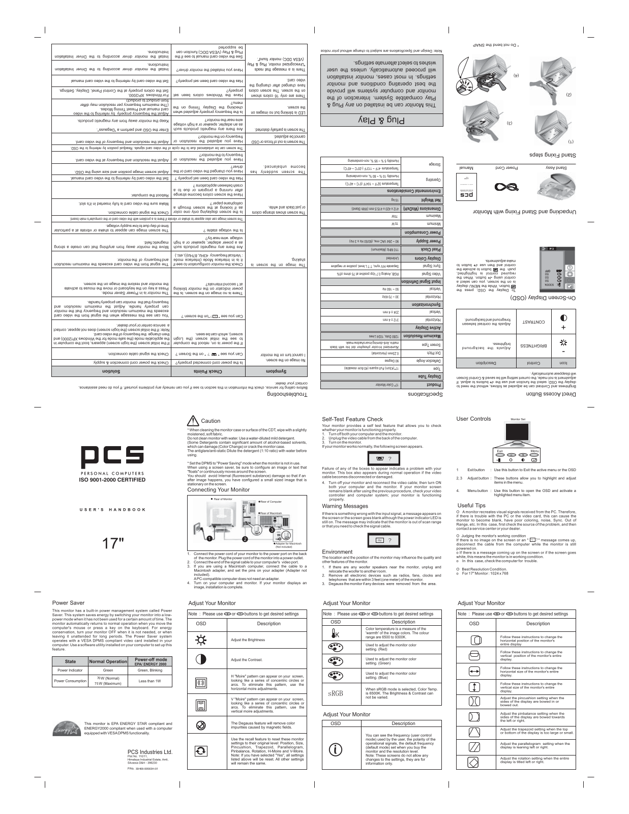 Samsung PCS 17 User Manual