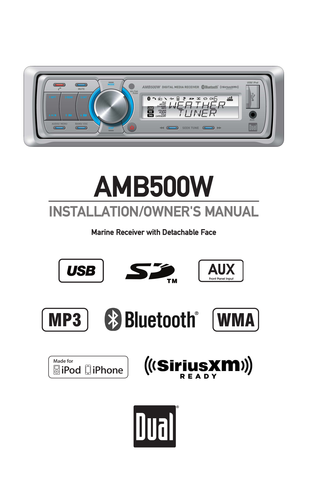 Dual AMCP500BT Owner's Manual