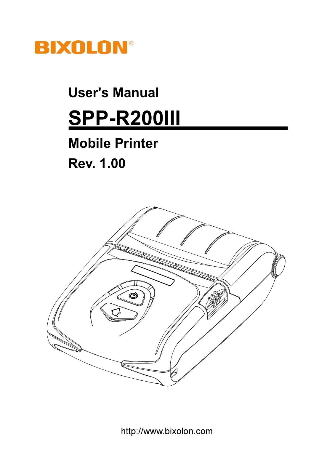 BIXOLON R200IIIBT User Manual