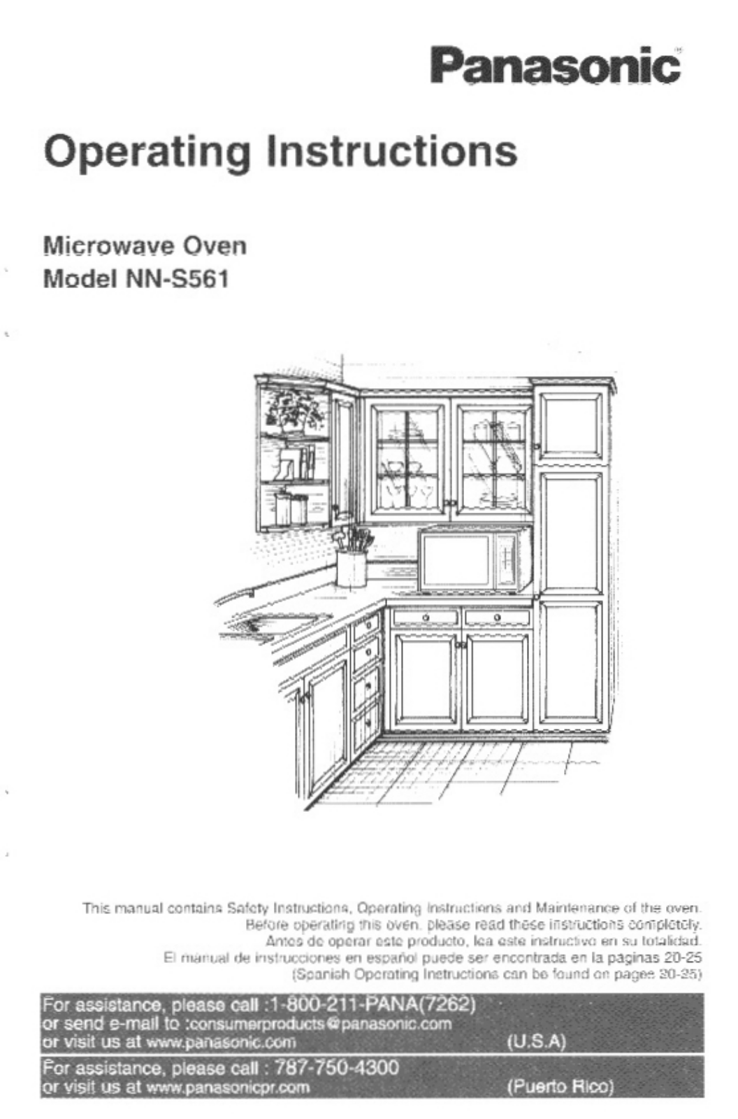 Panasonic NN-S561 User Manual