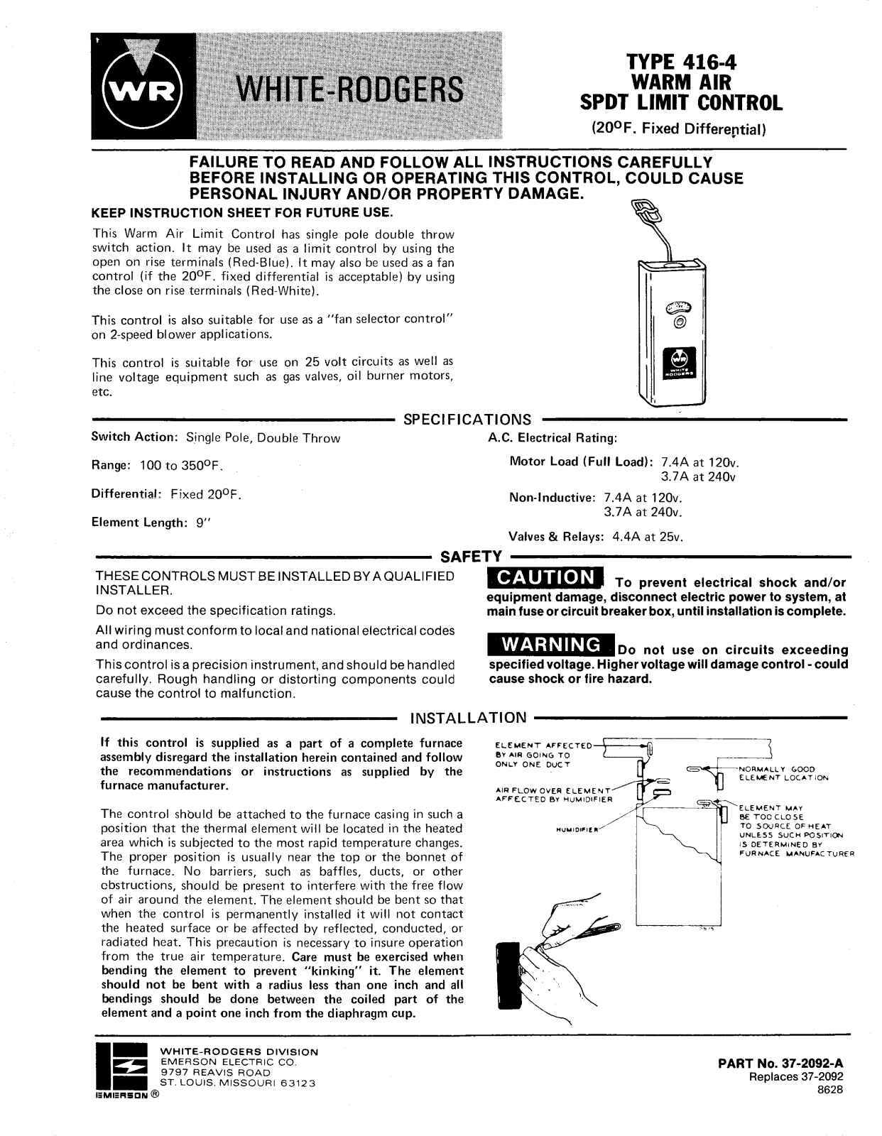 Emerson 416-4 User Manual