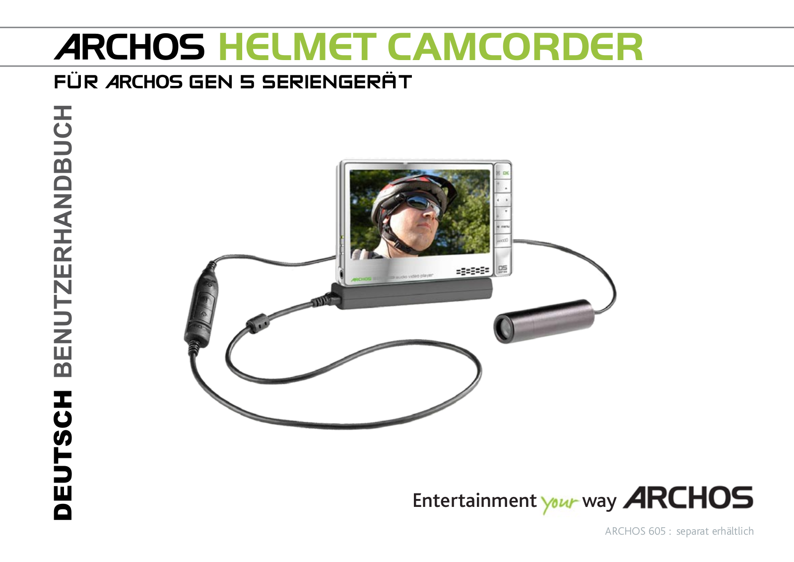 Archos Helmet Camcorder User Manual