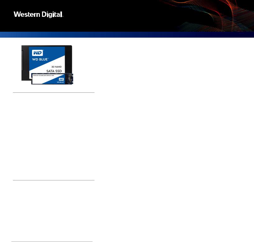 Western Digital WDS100T2B0B, WDS250G2B0A, WDS250G2B0B, WDS500G2B0A, WDS500G2B0B User manual