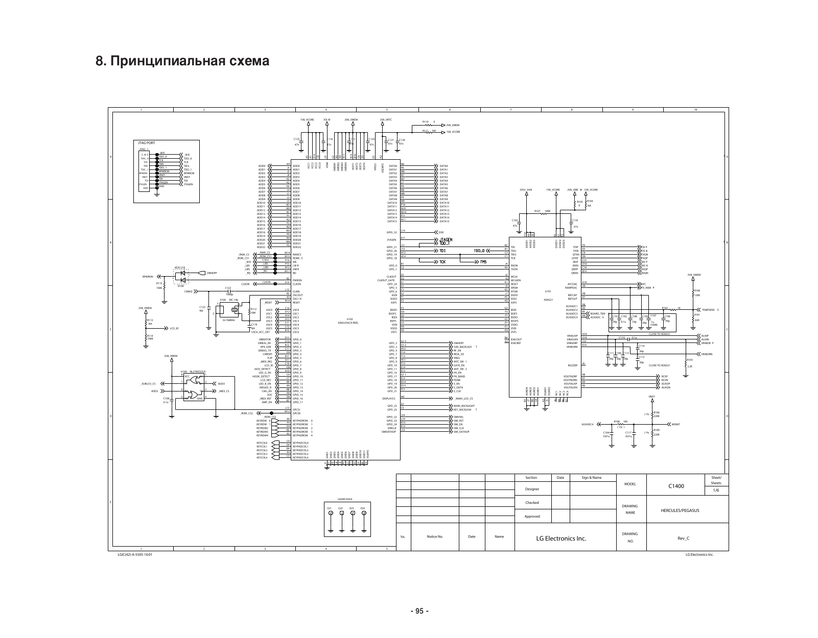 LG C1400 Schematics